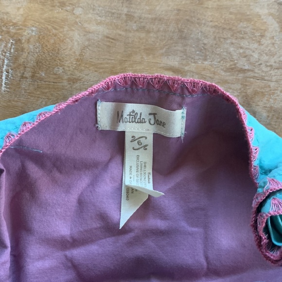 Matilda Jane size 6 teal and pink dress - Picture 3 of 5